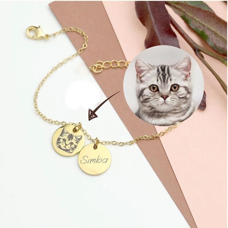 Handcrafted Custom Necklace – Create a Personalized Pendant with Your Photo, Pet, Name, Fingerprint, or Special Message