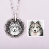Handcrafted Custom Necklace – Create a Personalized Pendant with Your Photo, Pet, Name, Fingerprint, or Special Message