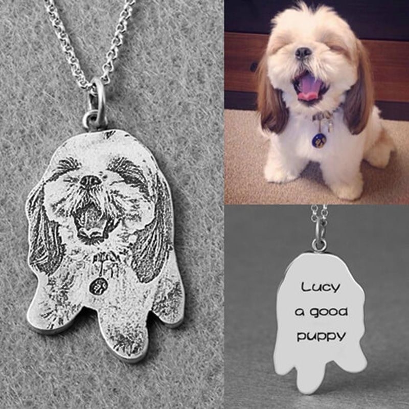 Handcrafted Custom Necklace – Create a Personalized Pendant with Your Photo, Pet, Name, Fingerprint, or Special Message
