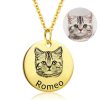 Handcrafted Custom Necklace – Create a Personalized Pendant with Your Photo, Pet, Name, Fingerprint, or Special Message