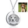 Handcrafted Custom Necklace – Create a Personalized Pendant with Your Photo, Pet, Name, Fingerprint, or Special Message