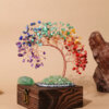 Rainbow Phoenix Tail Crystal Tree