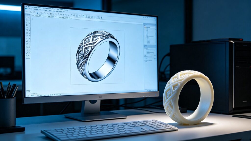 3D Printing and CAD in Custom Silver Jewelry Design