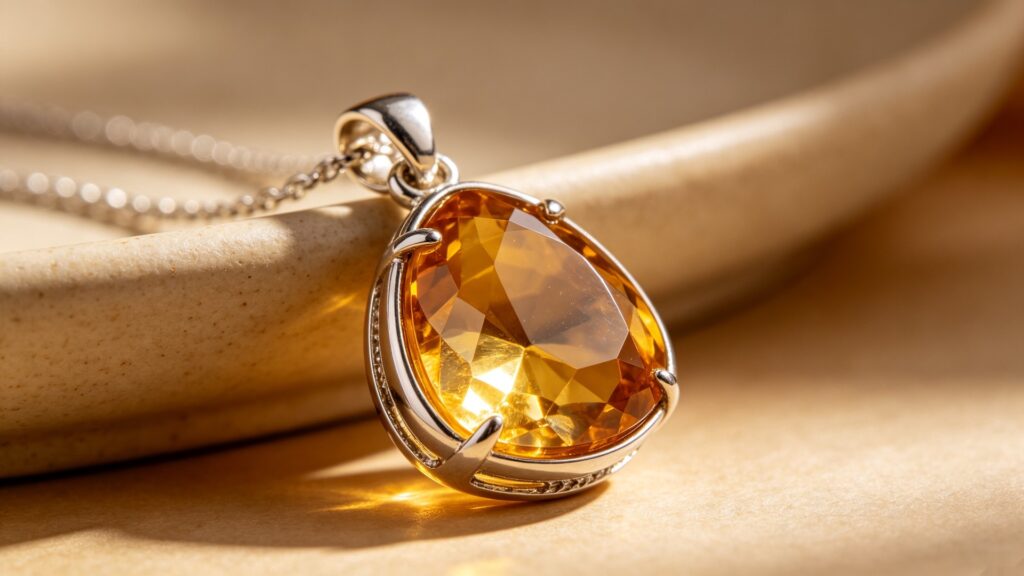 Citrine in 925 Silver Settings: A Warm Stone for a Cool Metal