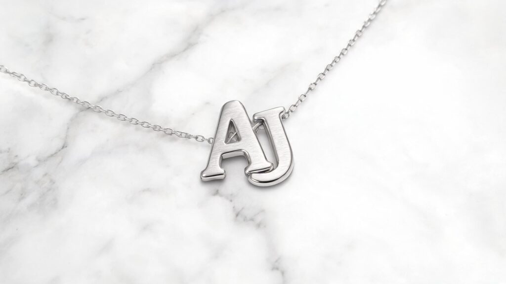 Couple’s Initial Silver Pendants: Design Approaches That Work