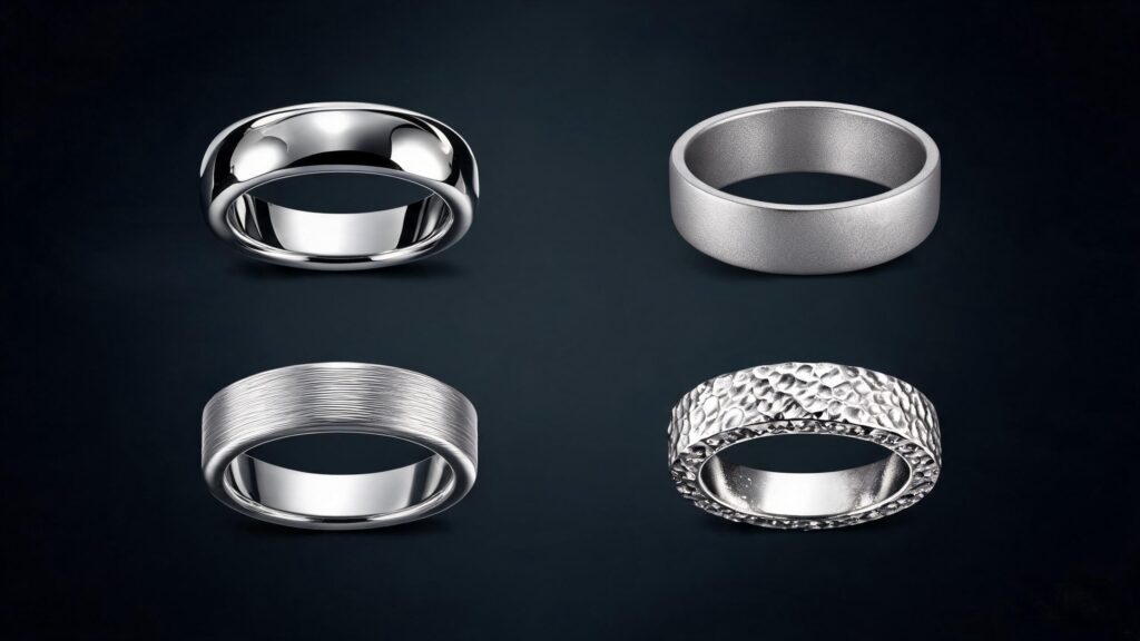 Custom Silver Ring Finish Guide: Polish, Matte, Brushed, and Hammered