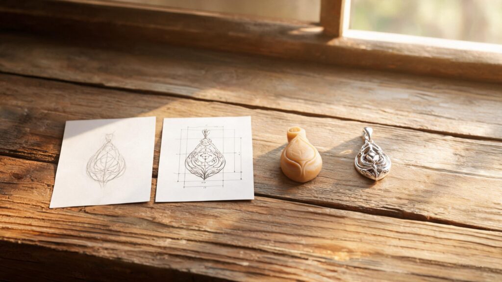 From Doodle to Silver: How to Communicate Your Pendant Idea to a Designer
