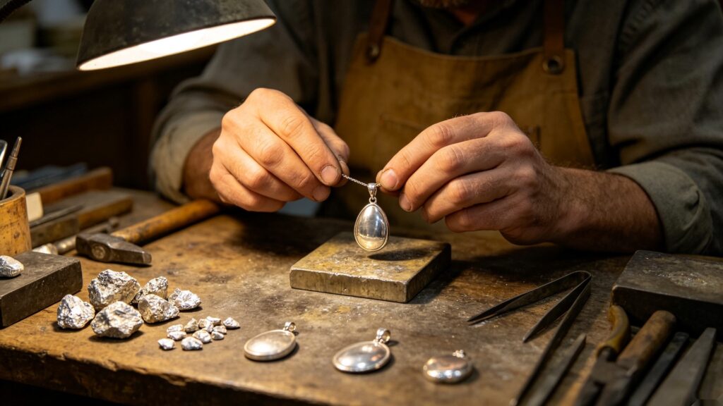 How Sterling Silver Jewelry Is Actually Made: From Raw Ore to Finished Pendant