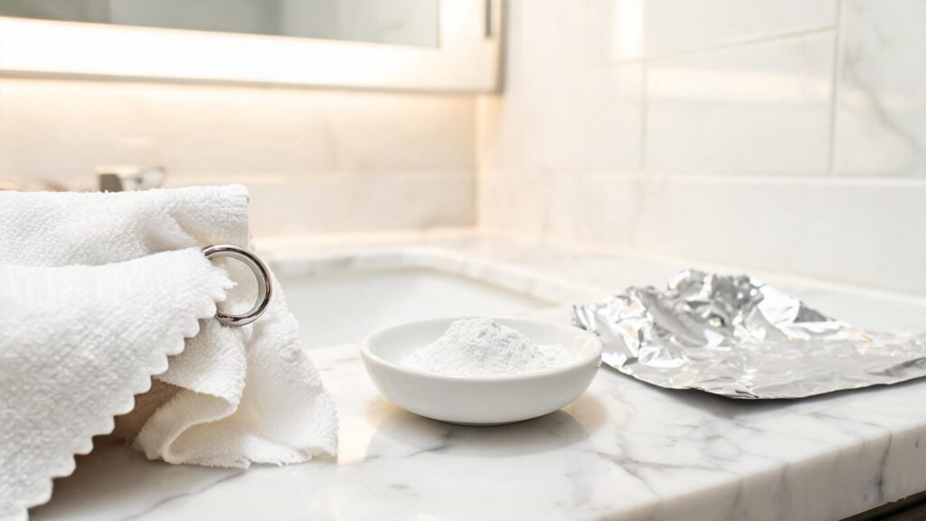 How to Clean Silver Jewelry While Traveling With What’s in Your Hotel Room