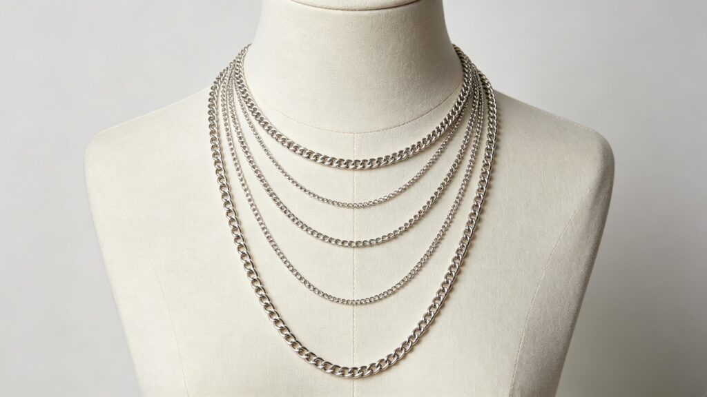 How to Layer Silver Necklaces Without Them Tangling