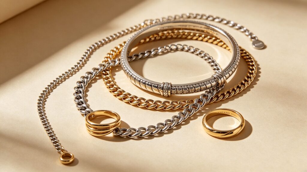 Mixed Metals: How to Wear Silver and Gold Together