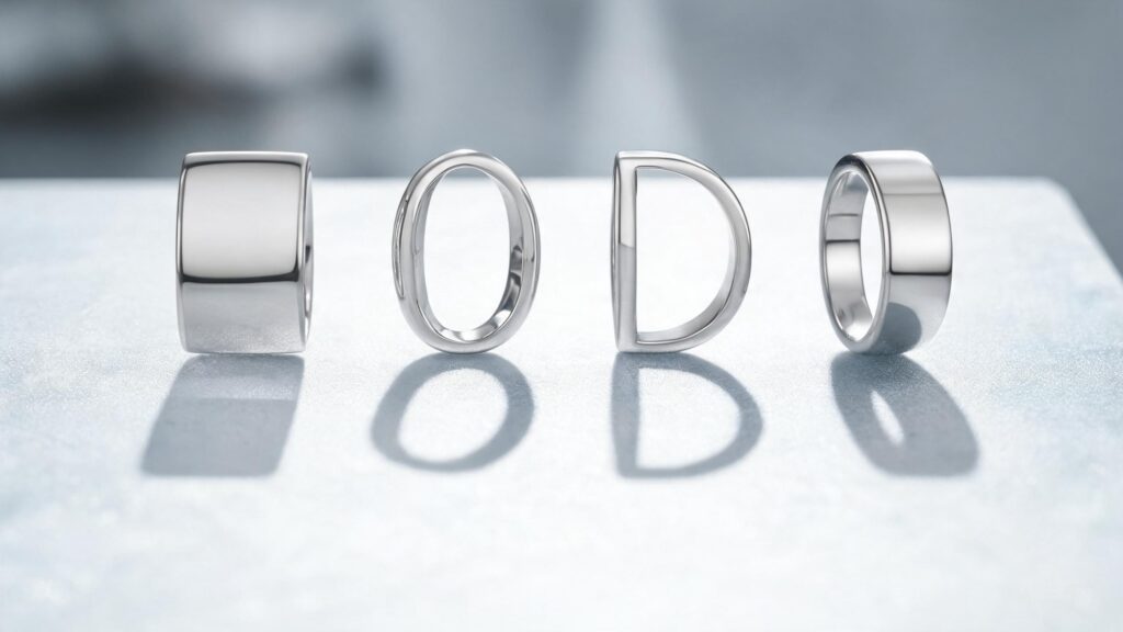 Silver Ring Profile Guide: Flat, Court, D-shape, and What Each Feels Like