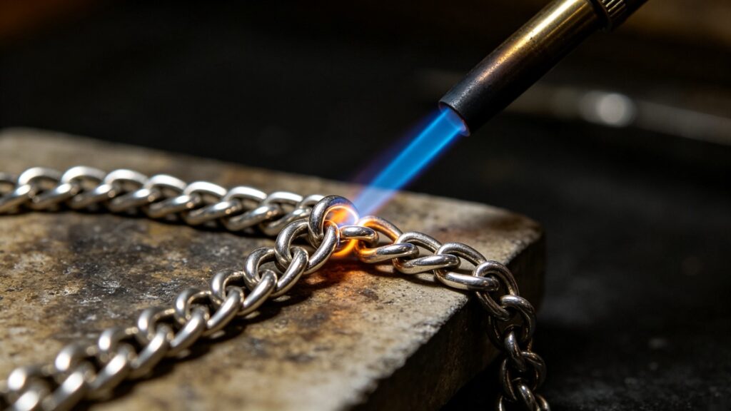 The Soldering Process Explained: How Silver Chains Are Assembled